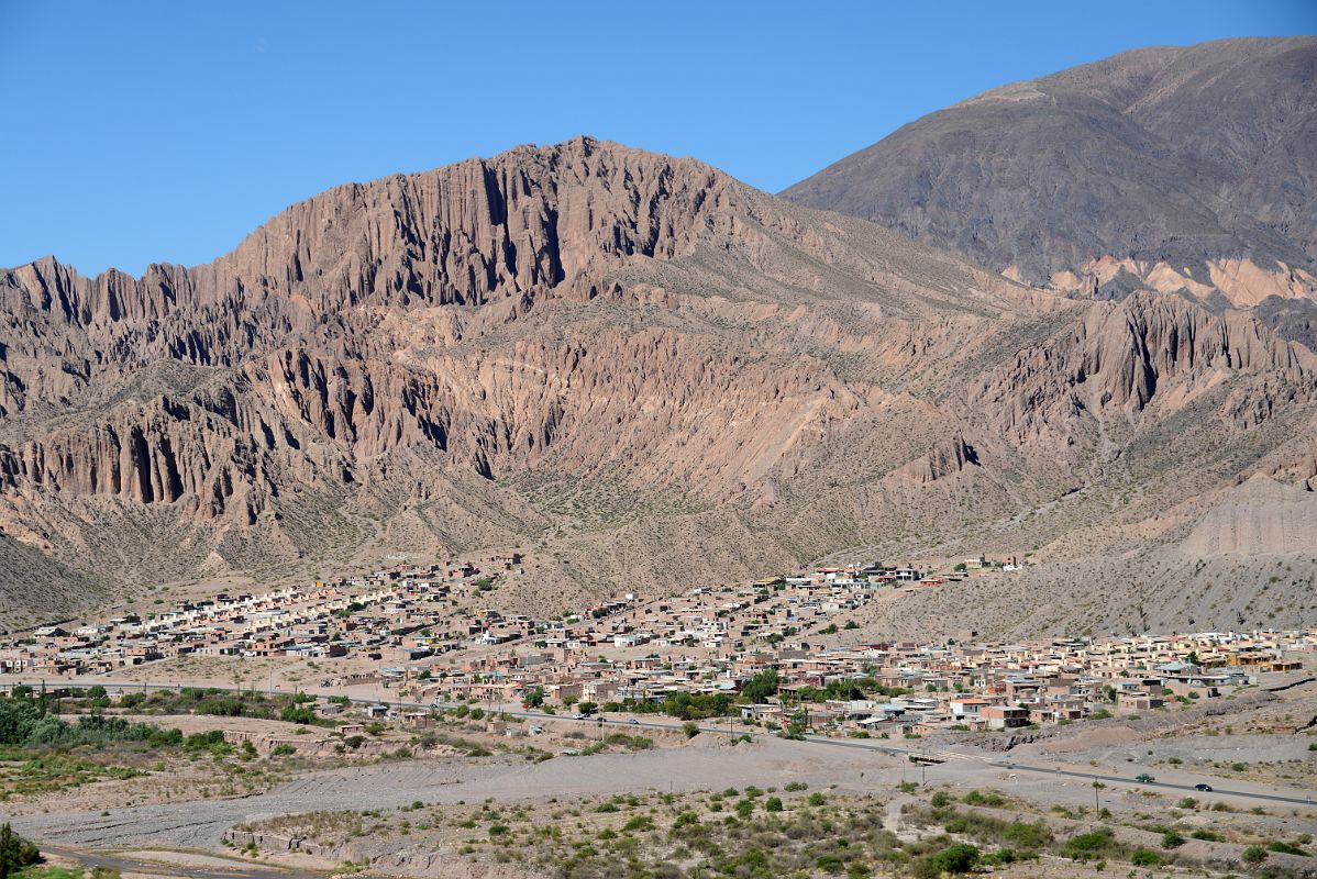 23 The Old Tilcara Town Lies Below Eroded Colourful Hills To The Southwest From Archaeologists Monument At Pucara de Tilcara In Quebrada De Humahuaca